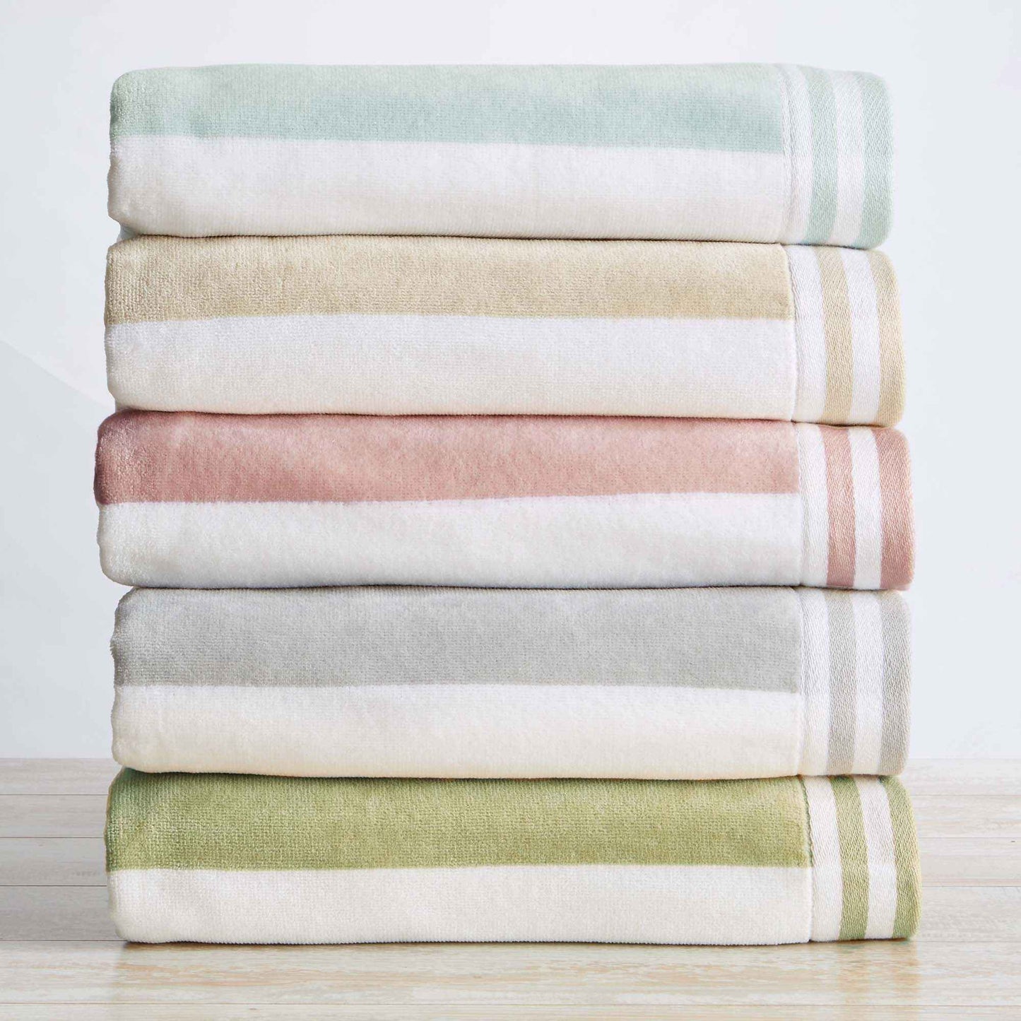 Oversized Striped Cabana Beach Towel - Edgartown Collection