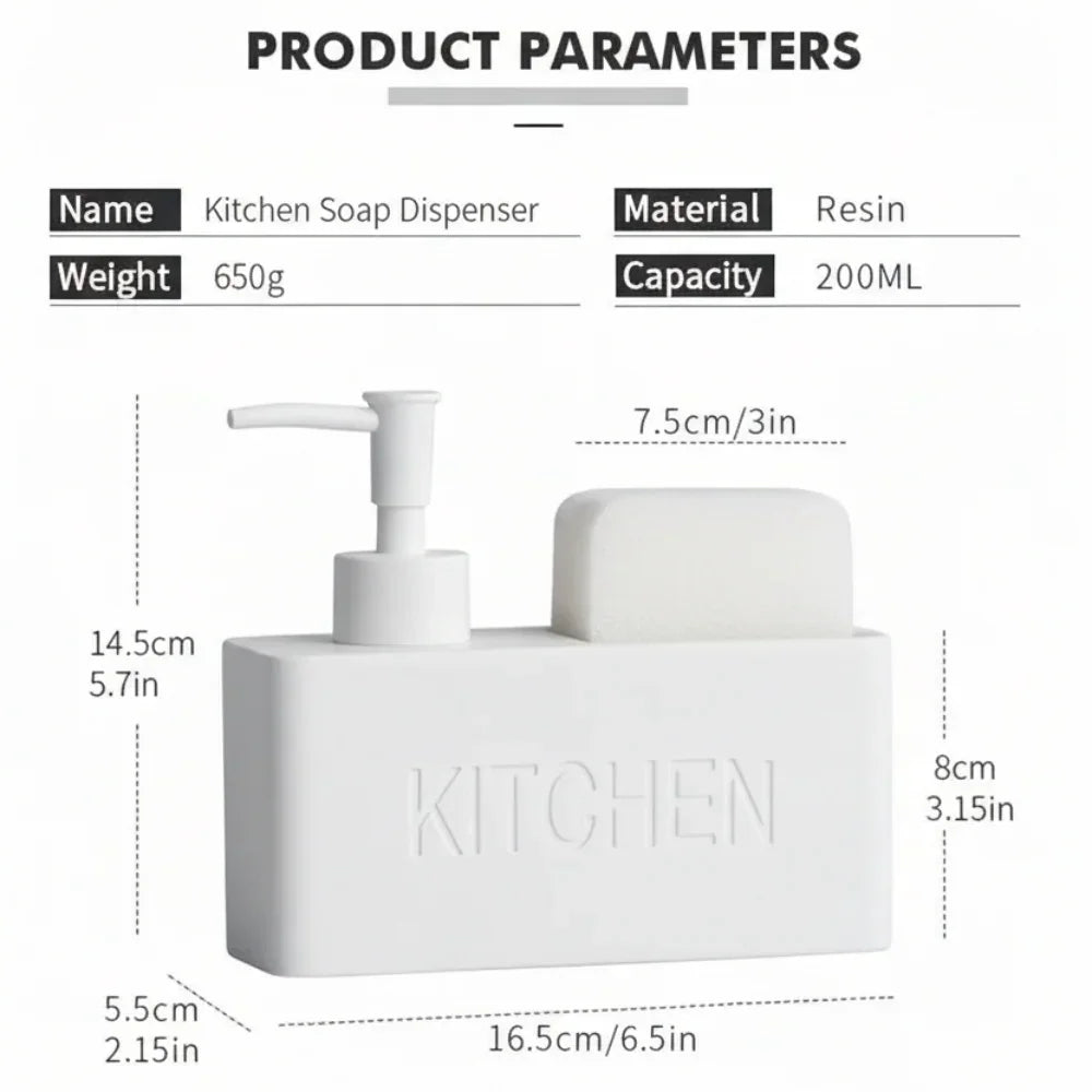 Soap Dispenser - Freestanding White Ceramic