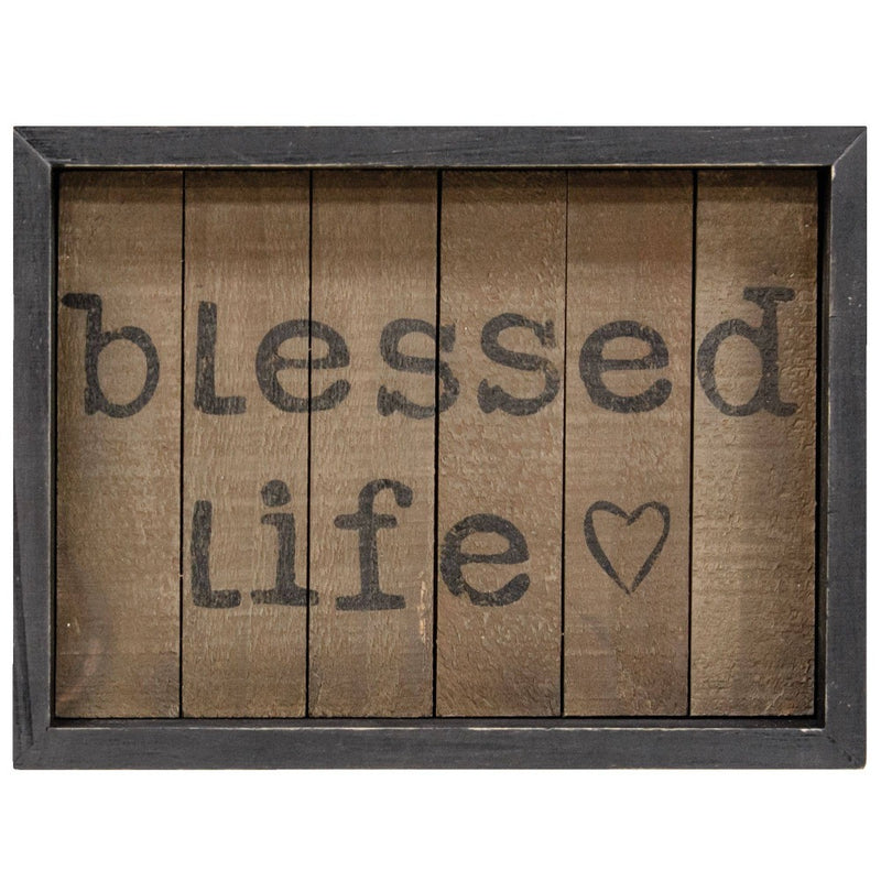 blessed life wall art