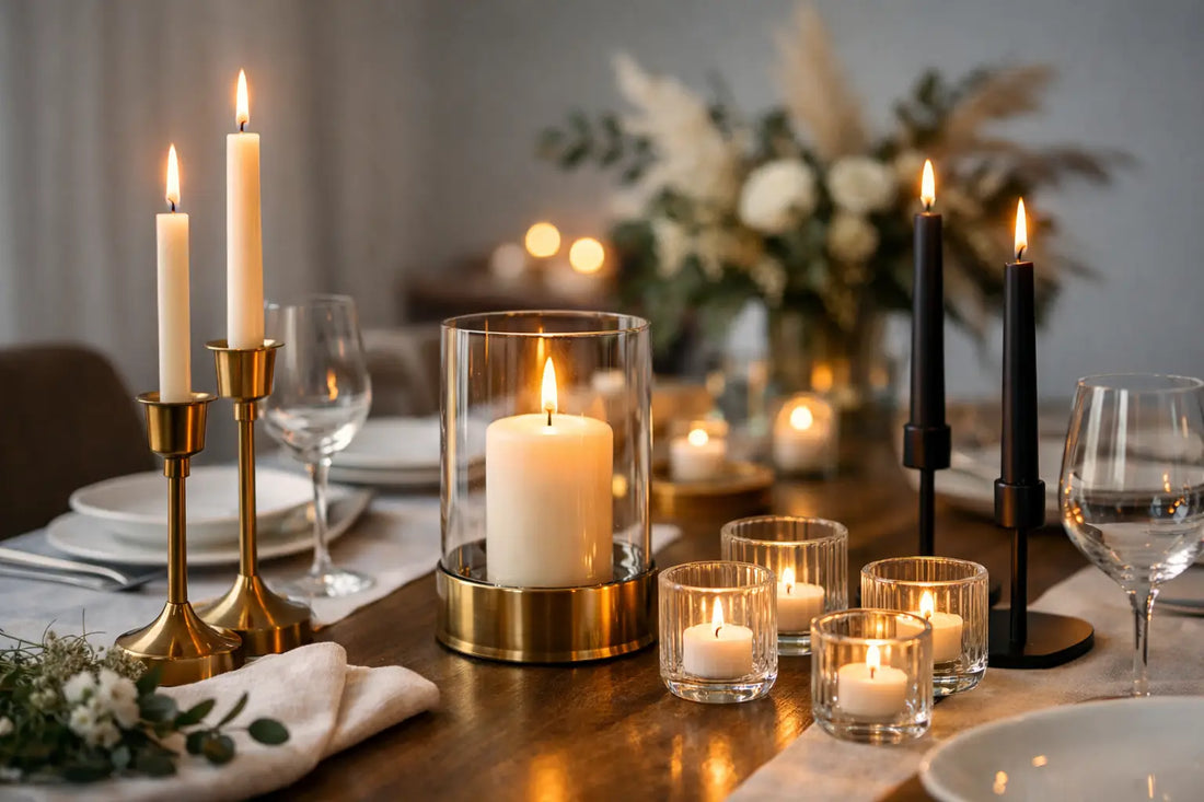 Candle Holders for Dining Table That Set the Mood