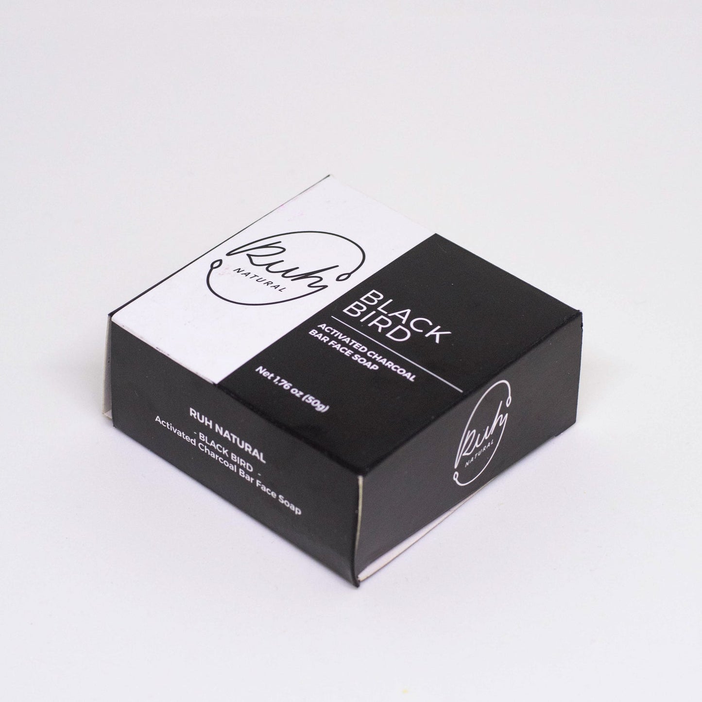 Activated Charcoal Bar Face Soap - Blackbird - PoshaBella