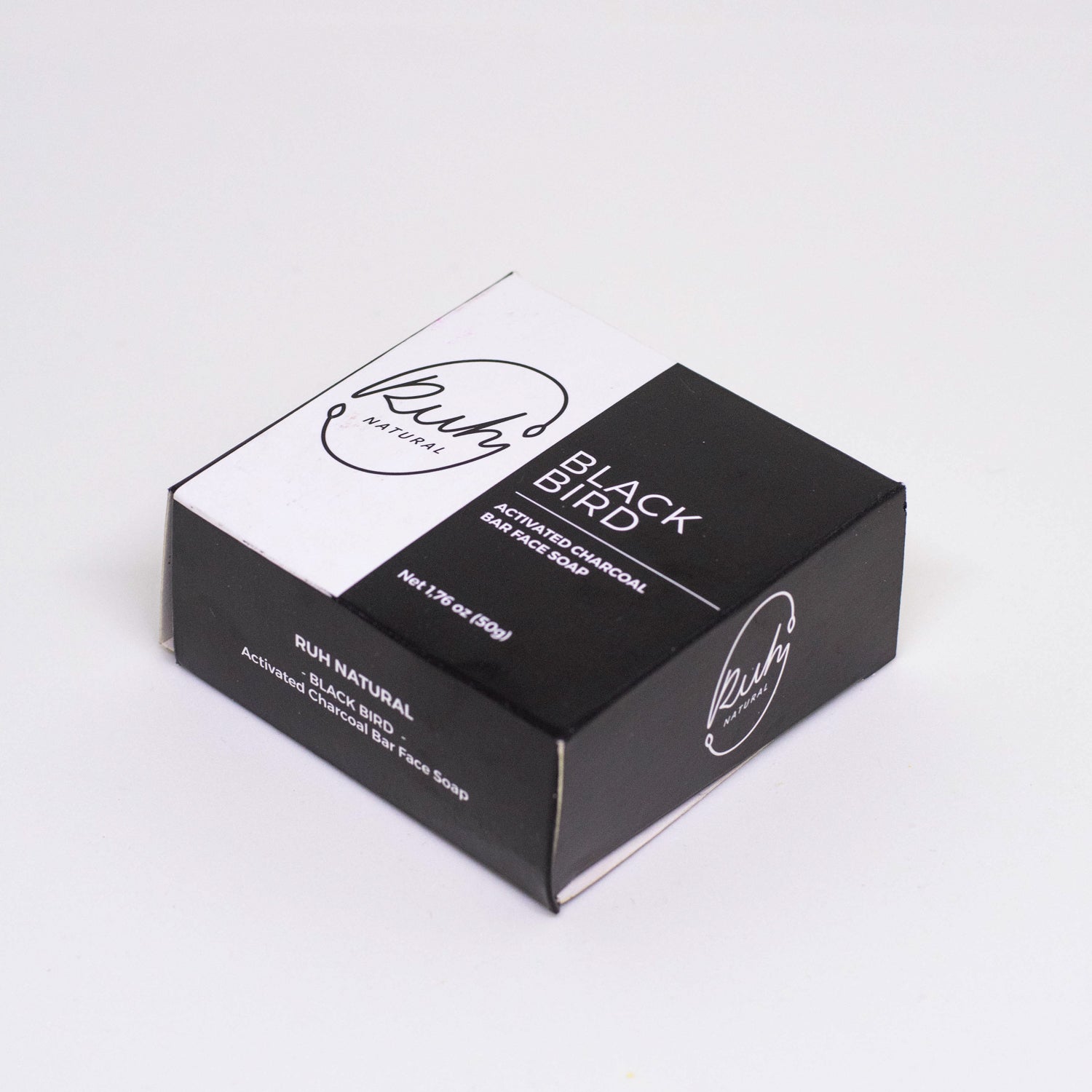 Activated Charcoal Bar Face Soap - Blackbird - PoshaBella