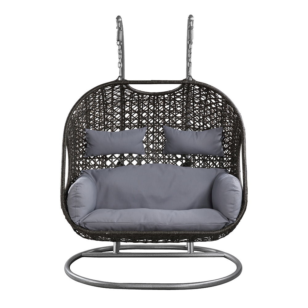 Vasant - 52" Hanging Chair - Fabric & Wicker