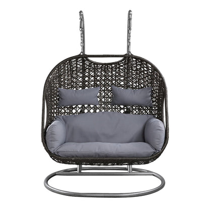 Vasant - 52" Hanging Chair - Fabric & Wicker