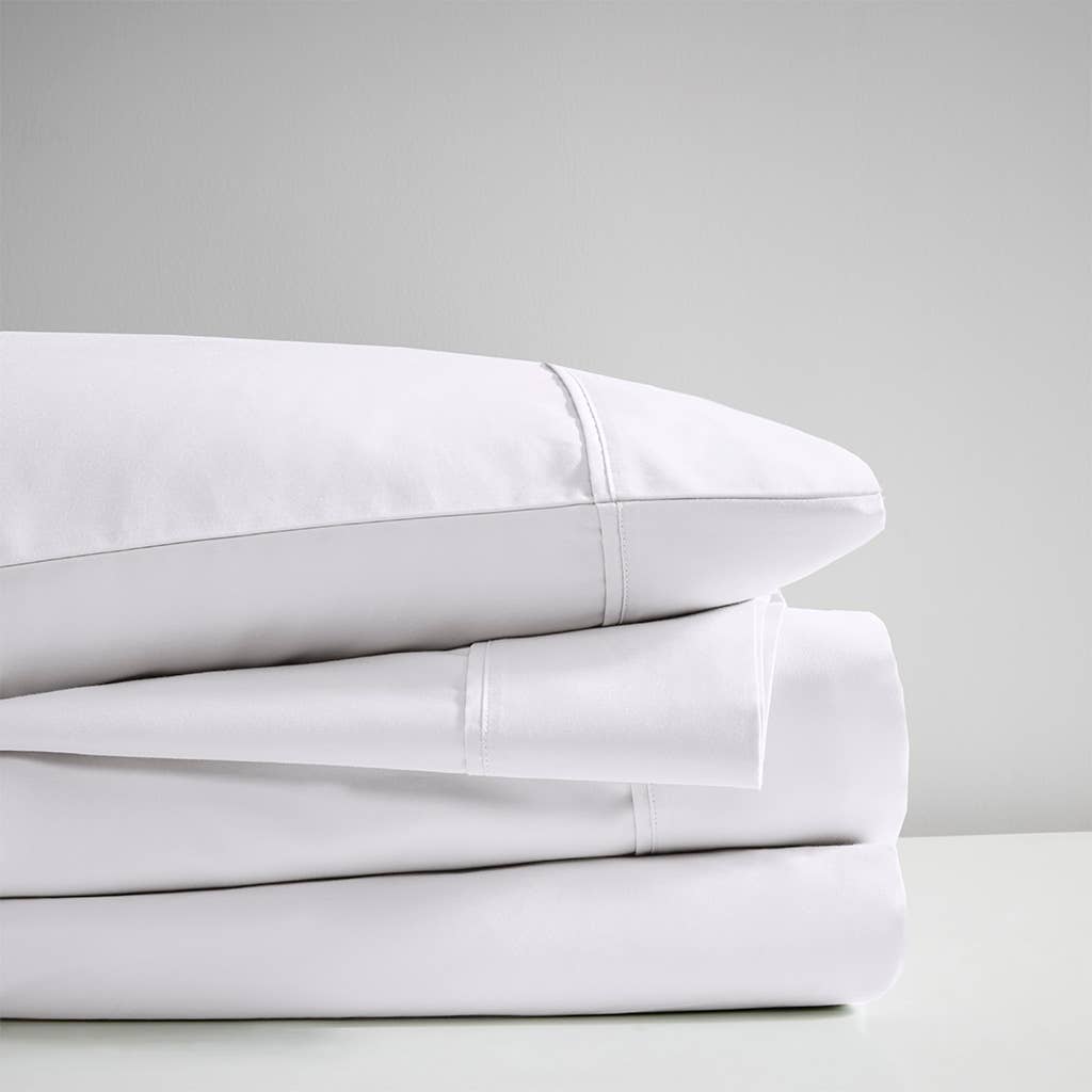 Olliix - Cooling 600 Thread Count 4 Pieces Cotton Sheets Set - PoshaBella