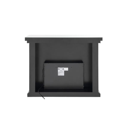 Nysa - 40" Fireplace - Mirrored & Faux Crystals