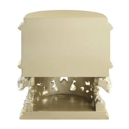 Vatican - Nightstand - Champagne Silver
