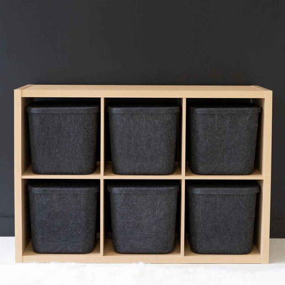 The Sculpted Bin - Original with Lid | Set of 3