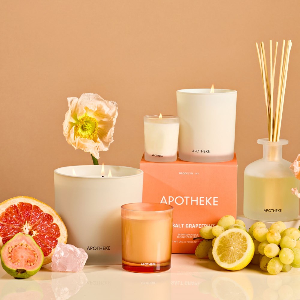 Sea Salt Grapefruit Votive Candle - PoshaBella