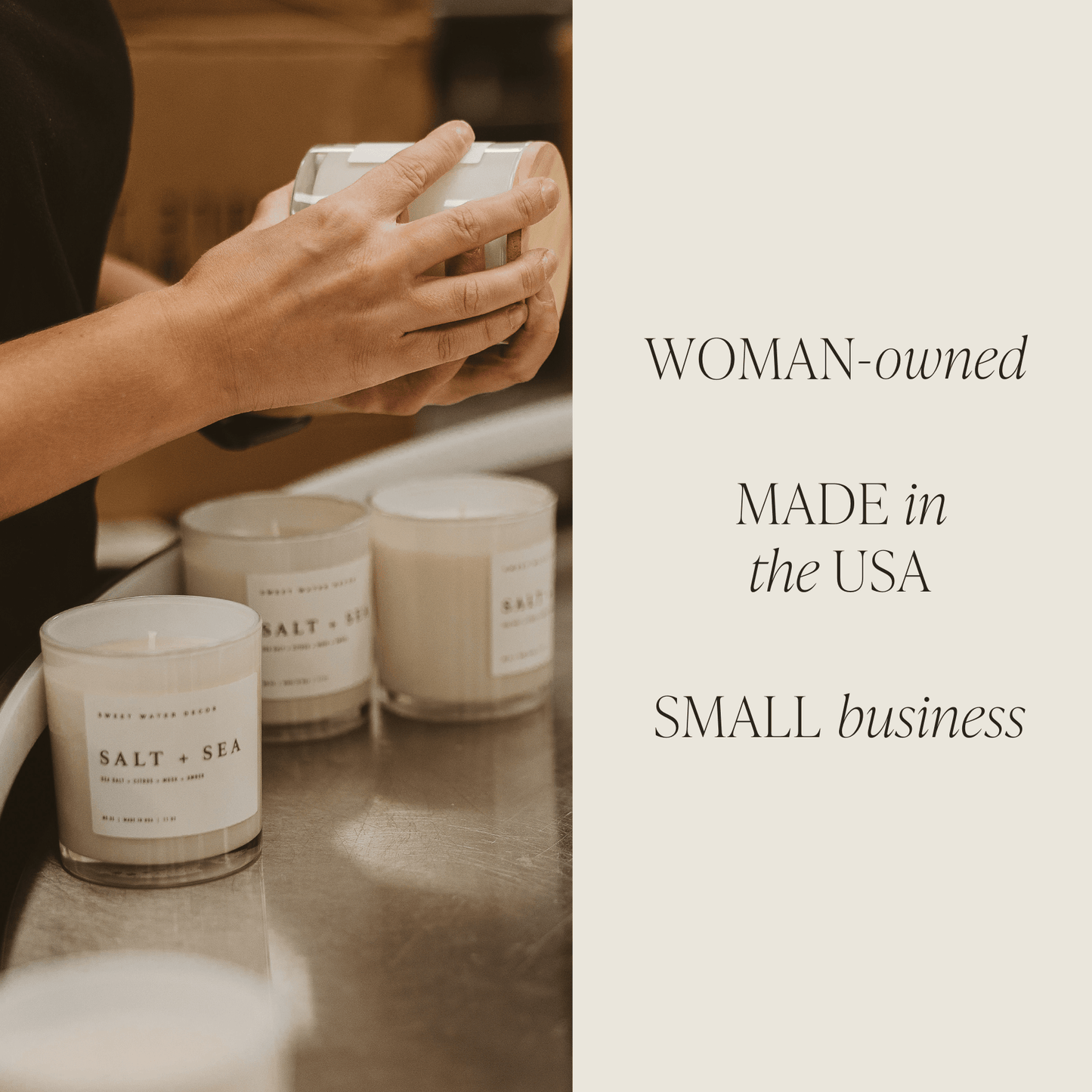 Mulled Cider Soy Candle - White Jar - 11 oz