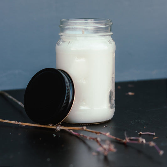 13 oz Mason Jar Soy Candle - Fresh Lavender - PoshaBella