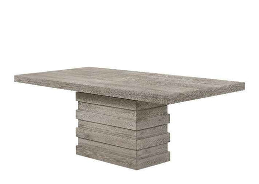 Faustine - Dining Table - Salvaged Light Oak