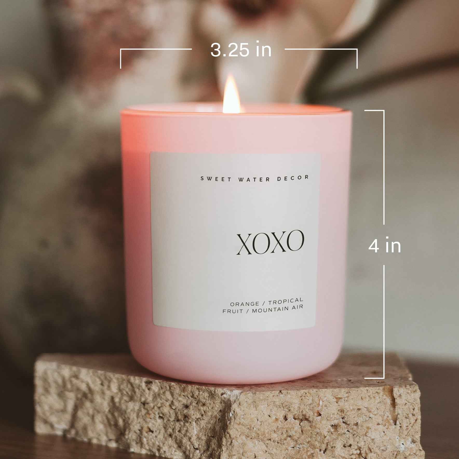 All of Me Loves All of You Soy Candle - Pink Matte Jar - 15 oz
