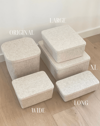 The Sculpted Bin - Large | Set of 3