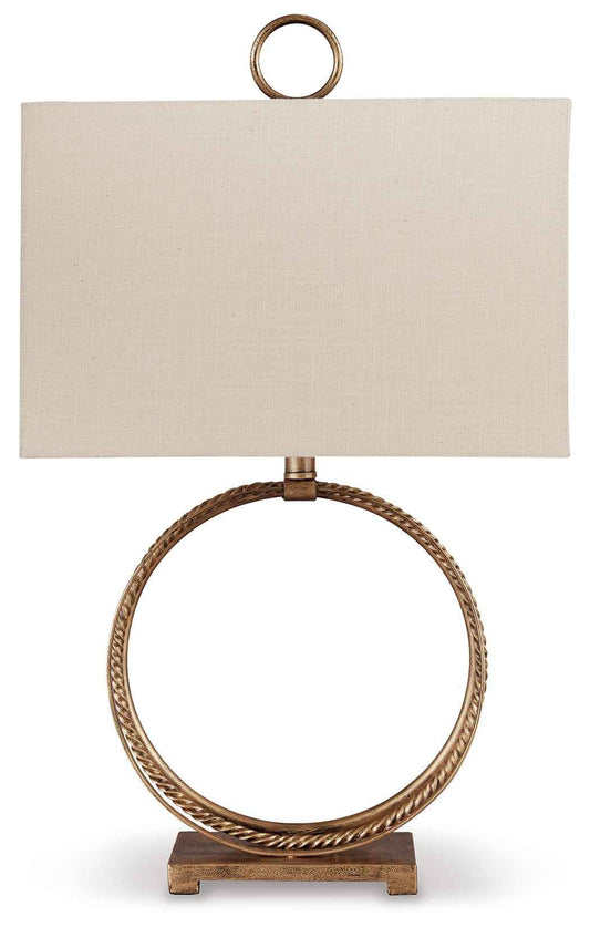 Mahala - Metal Table Lamp  - Antique Gold Finish