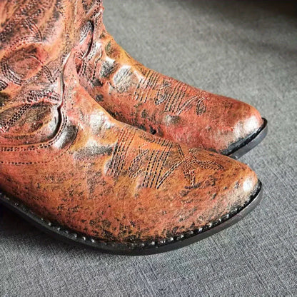 1pc American Country Creative Western Cowboy Boot Resin Flower Pot Ornament Vase for Balcony Garden Decoration
