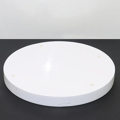 1pc Elegant Black Circular Resin Tray - 27.43cm Hand-Polished, Multi-Purpose Vanity Organizer for Bathroom, Kitchen & Bedroom Decor - Ideal for Jewelry, Keys & Accessories Storage