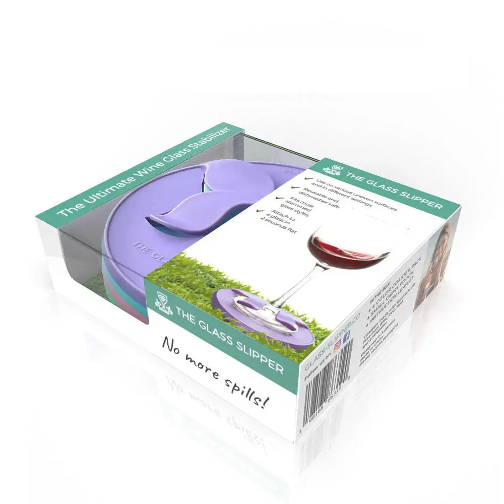 Wine Glass Slipper Set - PoshaBella