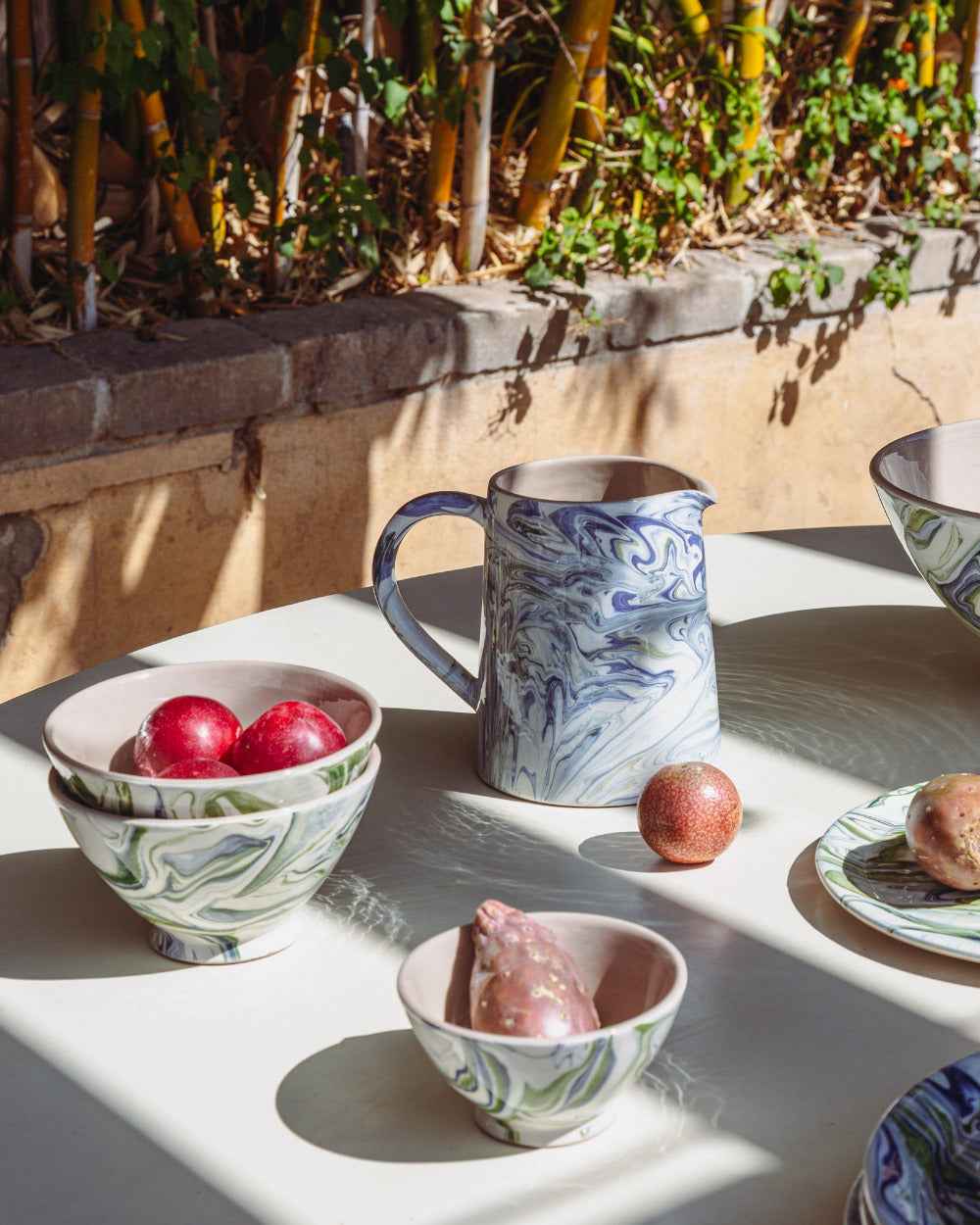 Marbled Ocean Bowl - Set of 4