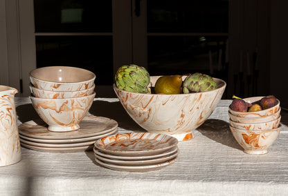 Marbled Terra Bowl - Set of 4 - PoshaBella