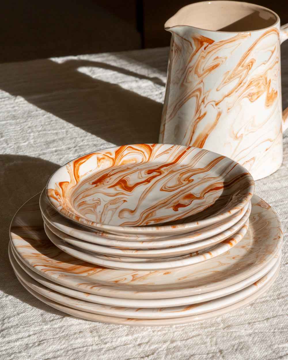 Marbled Terra Dinner Plate - Set of 4