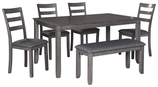 Bridson - RECT DRM Table Set (Set of 6) - Gray
