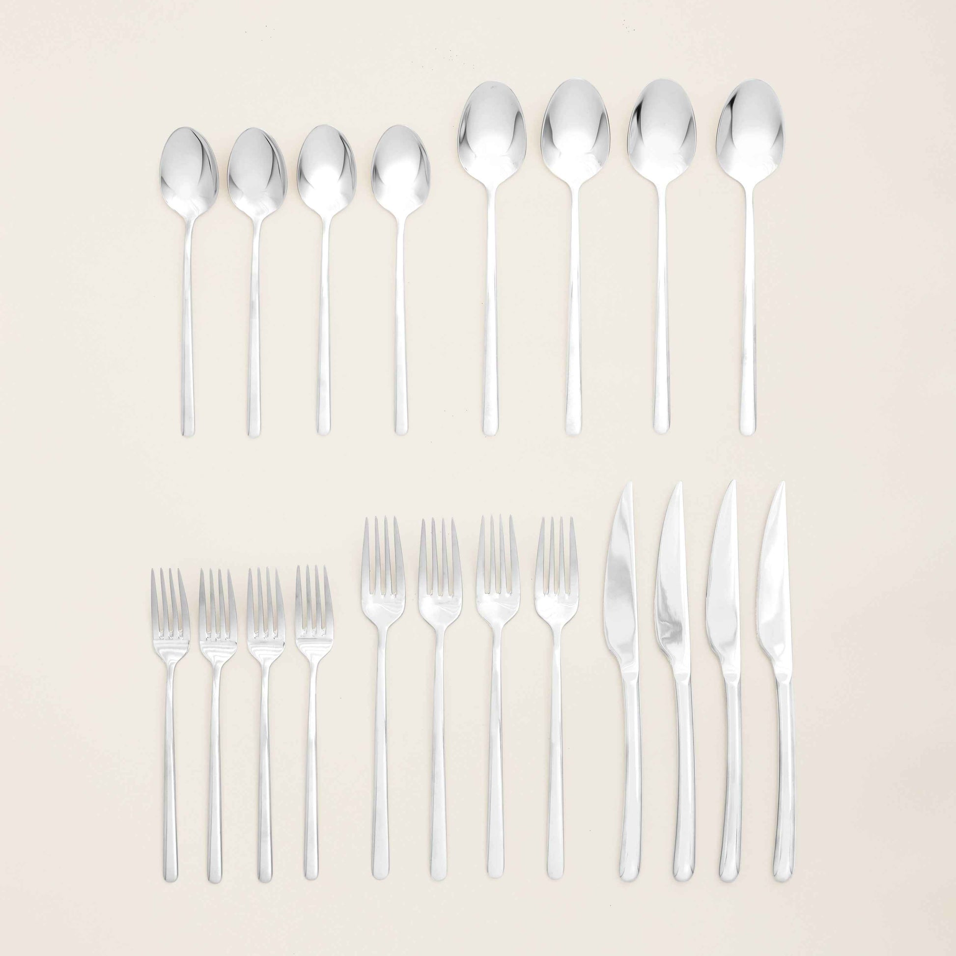 Emilia Mirror 20-Piece Flatware Set