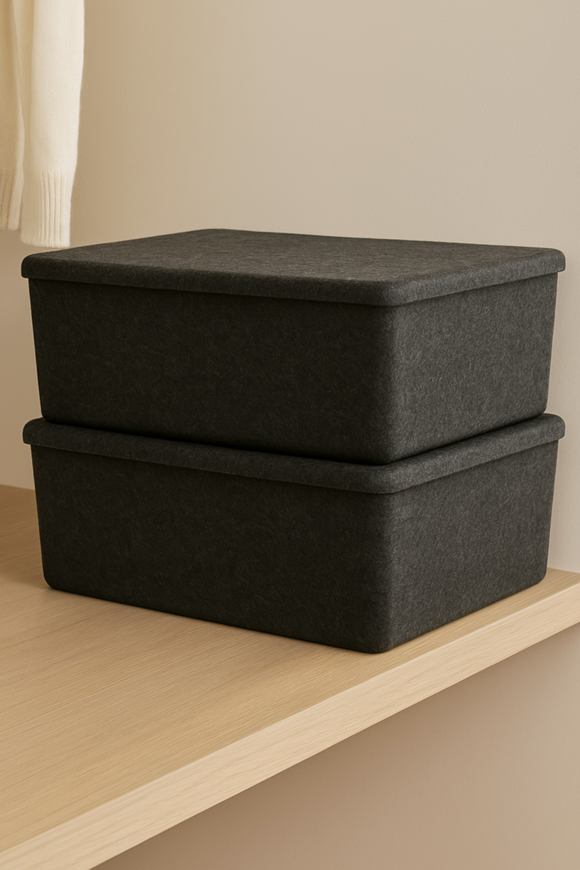 The Sculpted Bin - XL with Lid