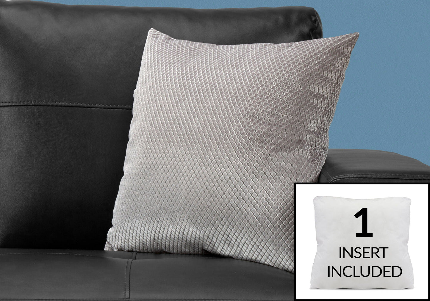 Square Decorative Throw Pillows with Hypoallergenic Insert