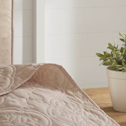 3 Piece Reversible Bedspread Set Khaki Full/Queen