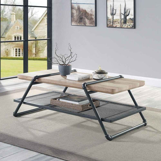 Brantley - Coffee Table - Oak & Sandy Gray