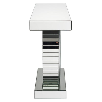 Nysa - 47"L Console Table - Mirrored & Faux Crystals