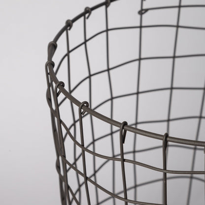 308 - Round Iron Basket - PoshaBella