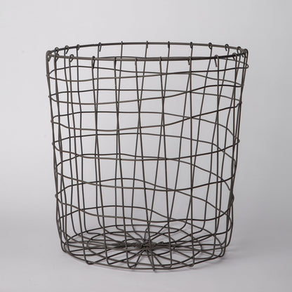 308 - Round Iron Basket - PoshaBella