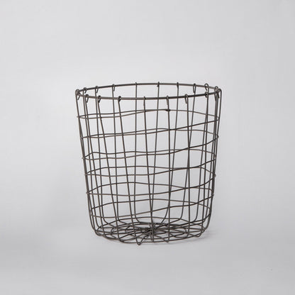 308 - Round Iron Basket - PoshaBella