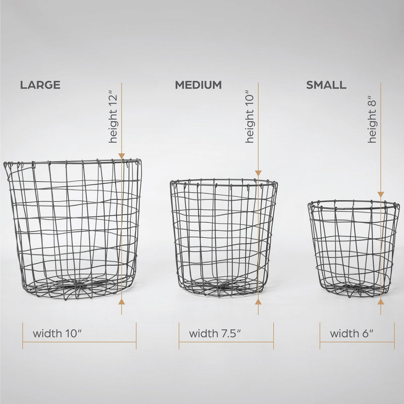 308 - Round Iron Basket