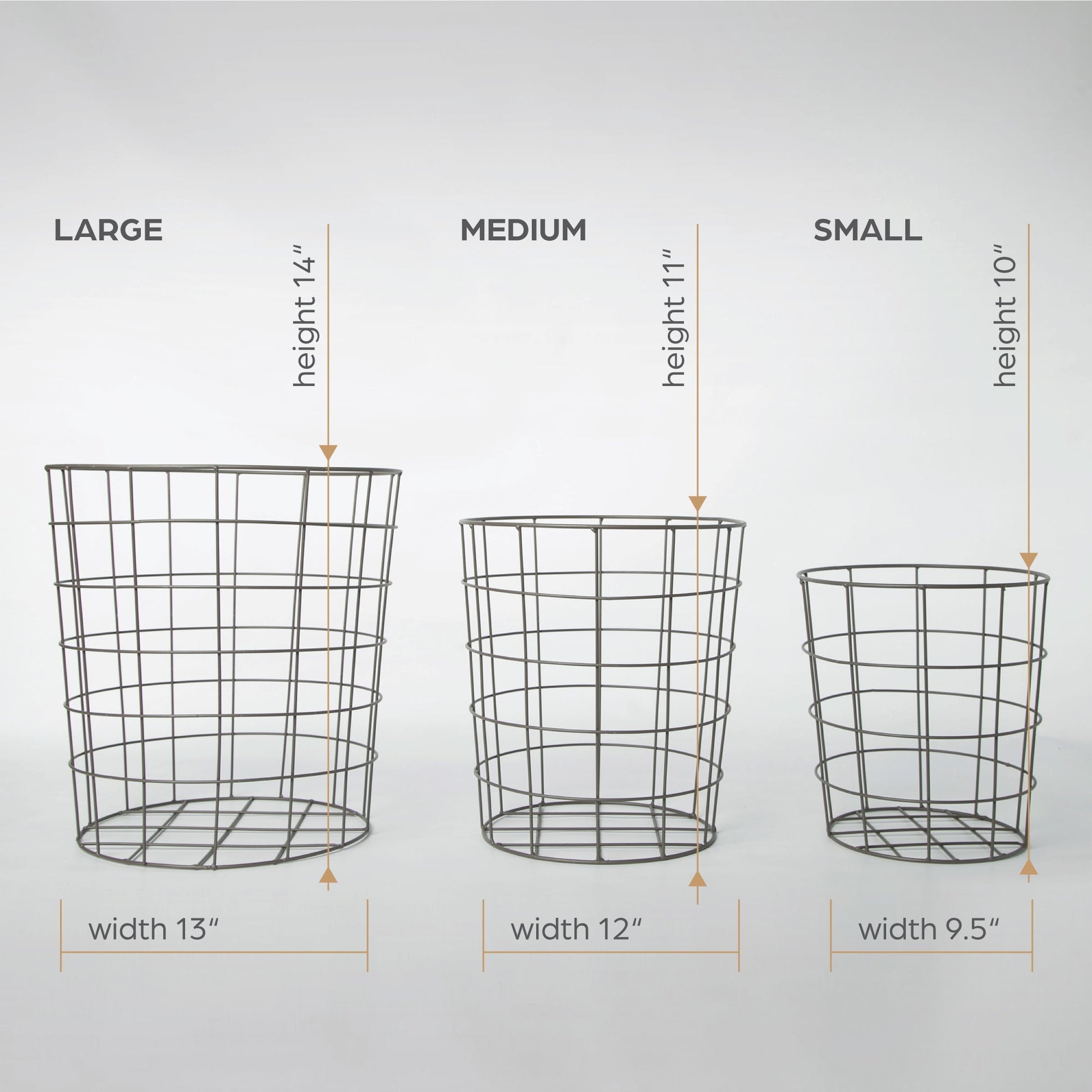 318 - Iron Basket - PoshaBella