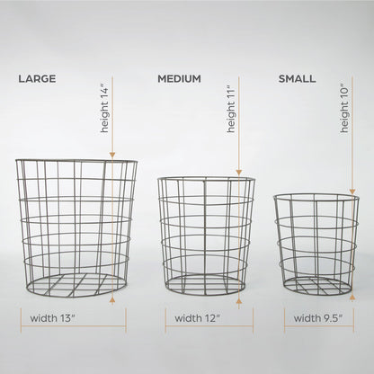 318 - Iron Basket - PoshaBella