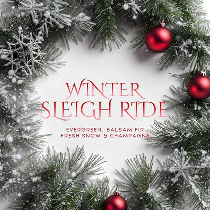 Winter Sleigh Ride (14oz) - Notes: Evergreen, Balsam Fir, Champagne Accord, Oakmoss