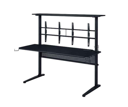 Canzi - Gaming Desk With USB - Black