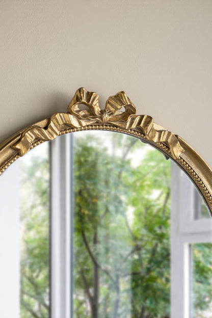 30' x 32.1' Round Decorative Wood Frame Wall Mirror