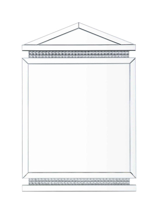 Lotus - 47" Accent Mirror - Mirrored, Faux Ice Cube Crystals