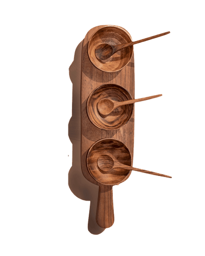 Three Condiment Serving Set