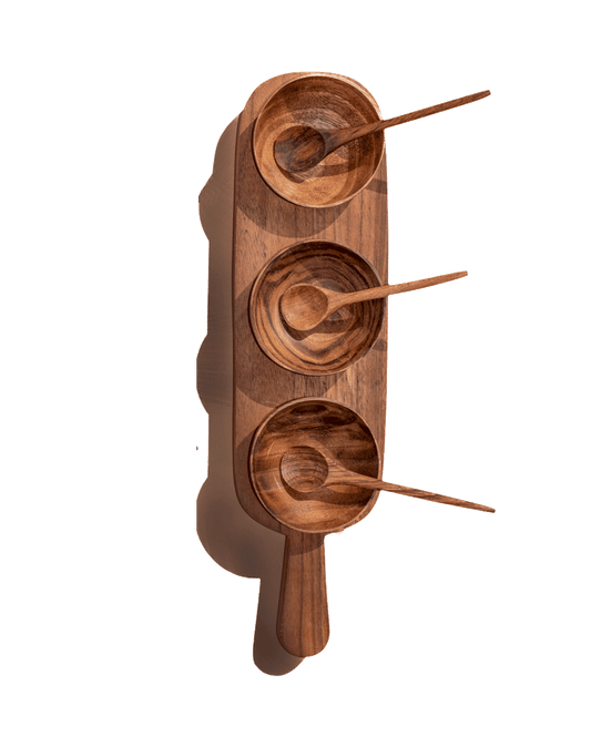 Three Condiment Serving Set