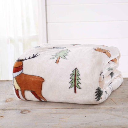 Velvet Throw Blanket - Pearl Collection
