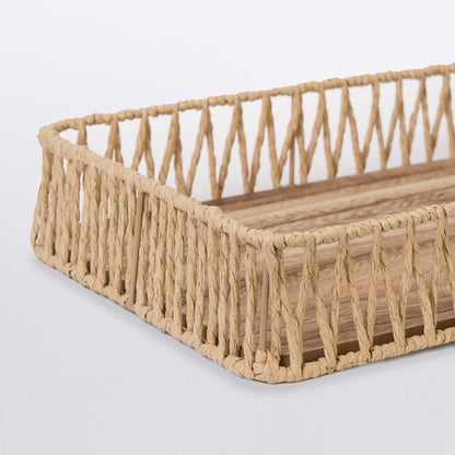 415 - Wooden Rope Tray - PoshaBella