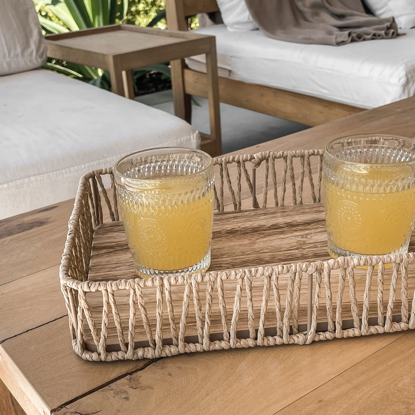 415 - Wooden Rope Tray - PoshaBella