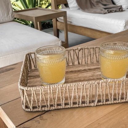 415 - Wooden Rope Tray - PoshaBella
