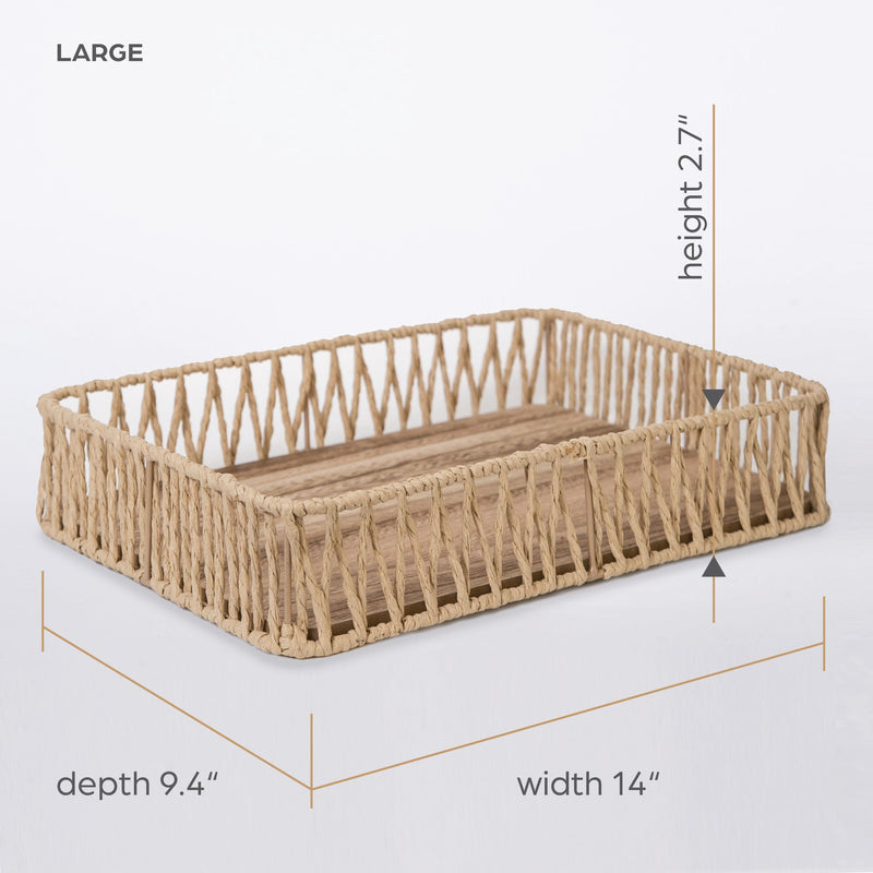 415 - Wooden Rope Tray