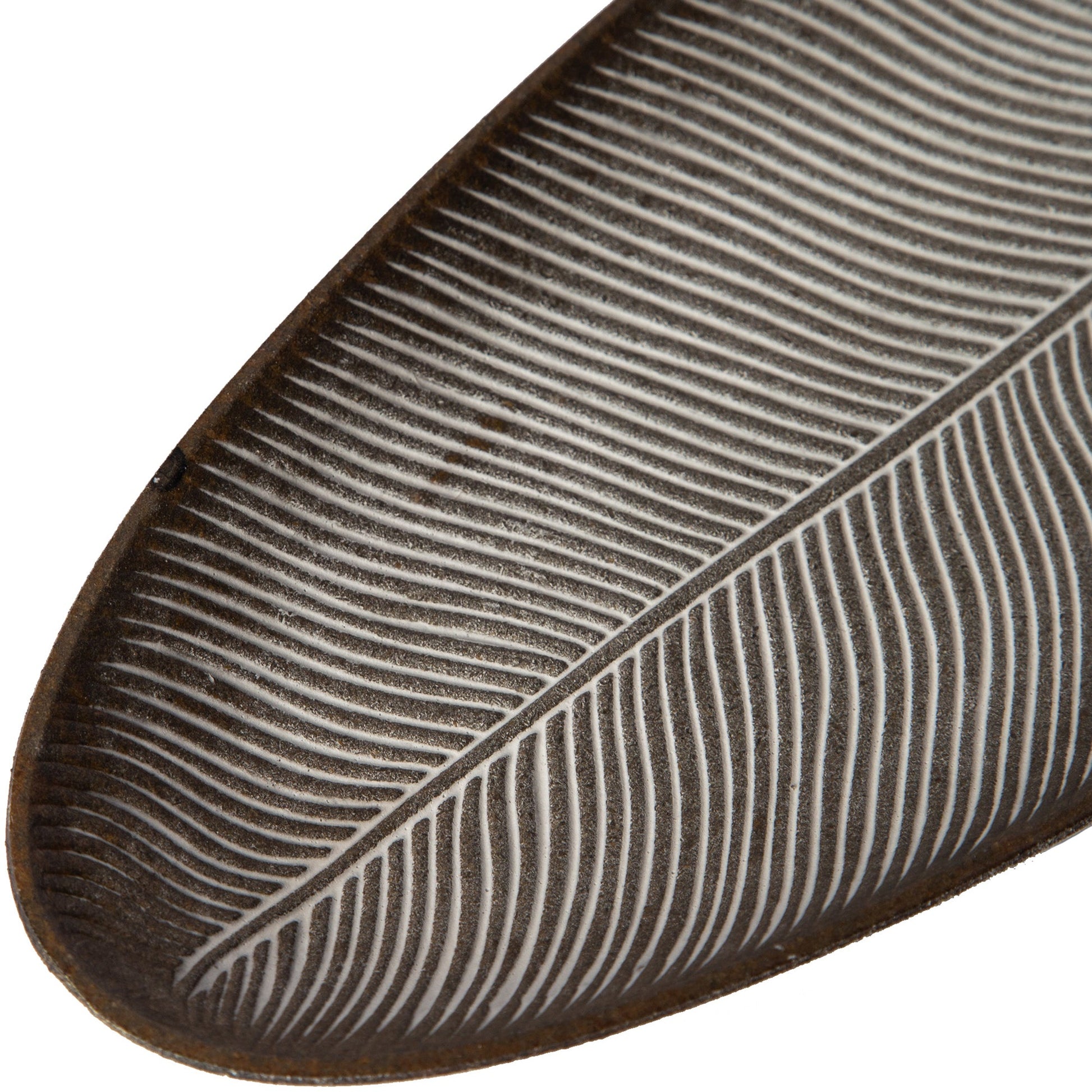 423 - Leaf Design Wood Tray - Elegant Jewelry Plate Tray with Intricate Leaf Design - Decorative Centerpiece for Home, Kitchen, and Events - PoshaBella